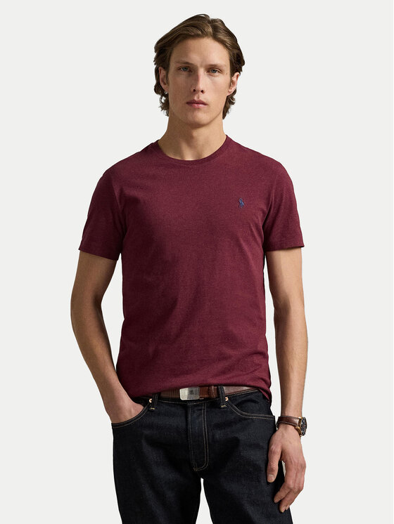 Polo Ralph Lauren Polo Ralph Lauren T-särk 710671438283 Bordoopunane Custom Slim Fit