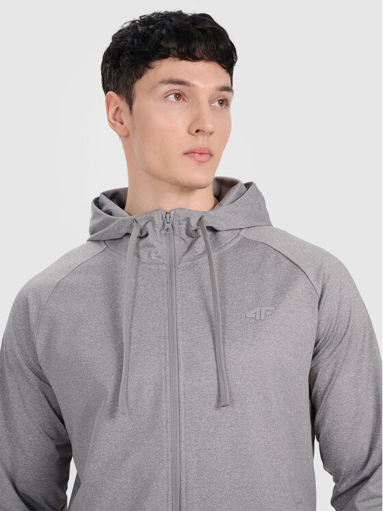 4F 4F Bluza MULTI ACTIVE Szary Regular Fit