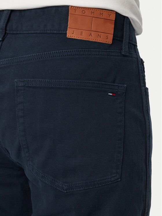 Tommy Jeans Tommy Jeans Παντελόνι υφασμάτινο Ryan DM0DM23732 Σκούρο μπλε Straight Fit