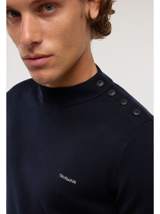 Trussardi Trussardi Cardigan M0778000130N0B1 Blu Regular Fit