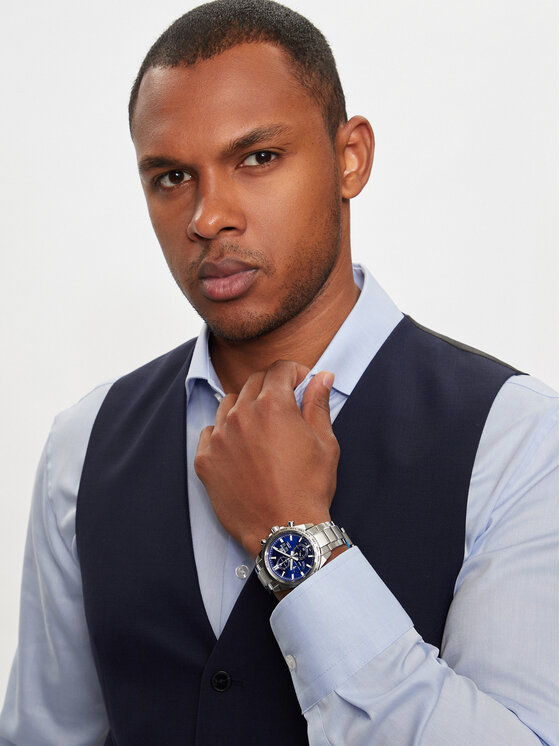 Casio Casio Uhr Edifice EFR-574D-2AVUEF Silberfarben