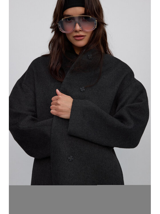 Estro Estro Cappotto ER00117913 Grigio Loose Fit