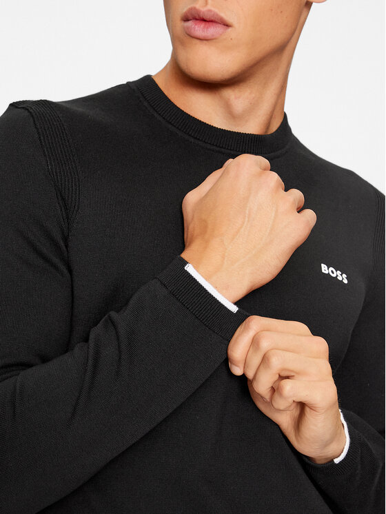BOSS Boss Pulover Ever-X_Cn 50498539 Negru Regular Fit