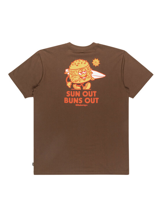 Billabong Billabong T-Shirt Gimmicks EBYZT00363 Hnědá Regular Fit