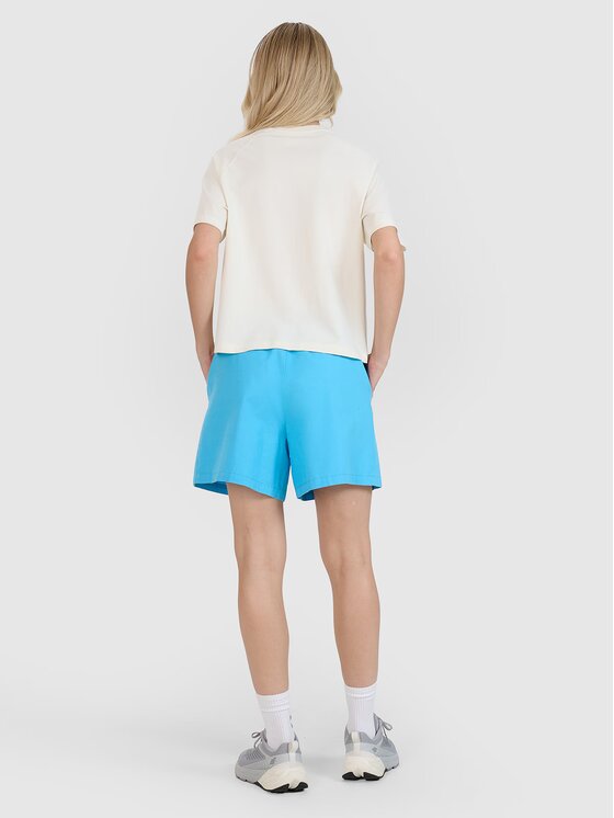 4F 4F Bavlnené šortky 4FRSS25TSHOF750-33S Modrá Regular Fit