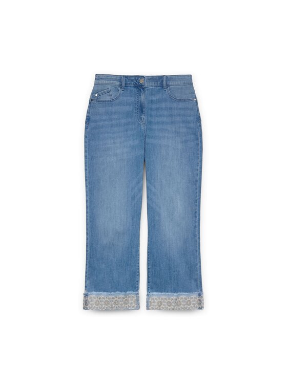 Fiorella Rubino Fiorella Rubino Jeansy P413T004987N004 Turkusowy Regular Fit