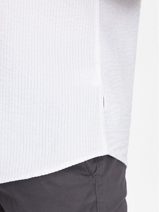 Lindbergh Lindbergh Πουκάμισο 30-203431 Λευκό Slim Fit