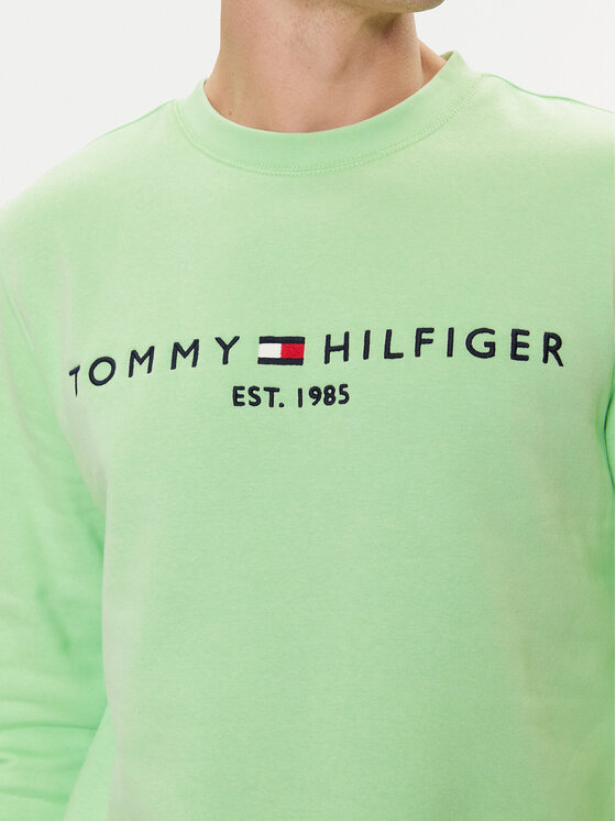 Tommy Hilfiger Tommy Hilfiger Felpa Logo MW0MW11596 Verde Regular Fit