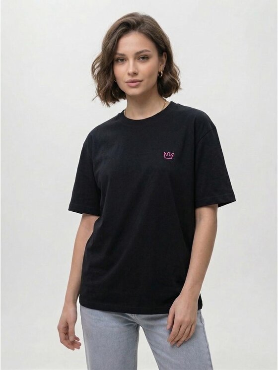 Jigga Wear Jigga Wear T-Shirt Luźna 131667 Czarny Oversize