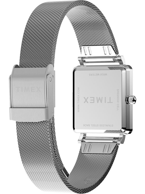 Timex Timex Zegarek TW2Y26300 Srebrny