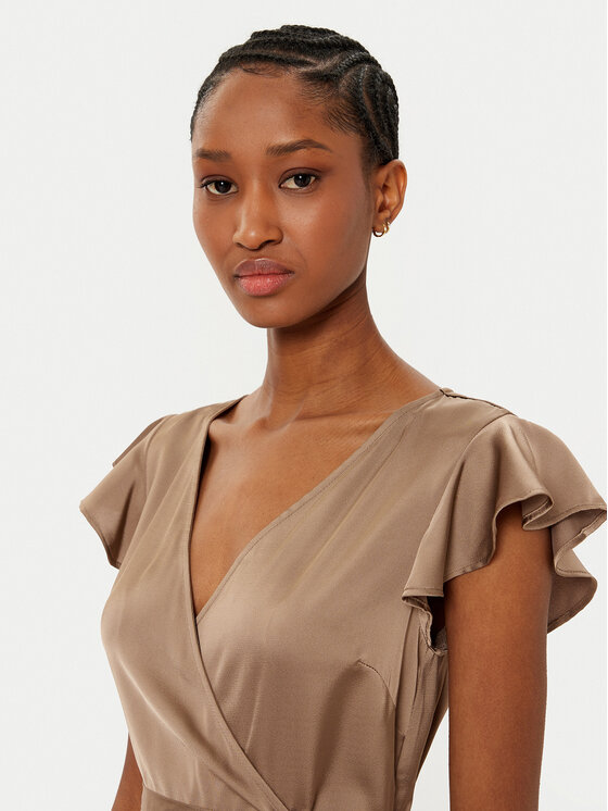 Vila Vila Abendkleid Enna 14100345 Braun Regular Fit