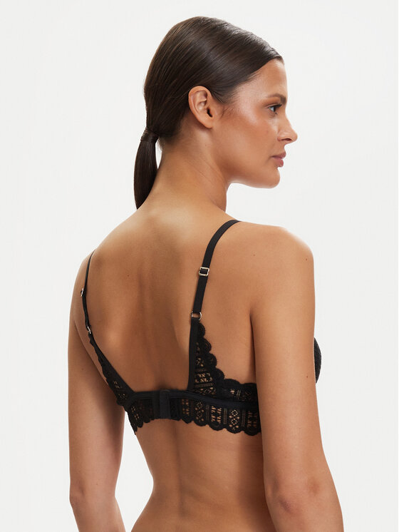 BOSS BOSS Bralette rinnahoidja Guipure 50561120 Must