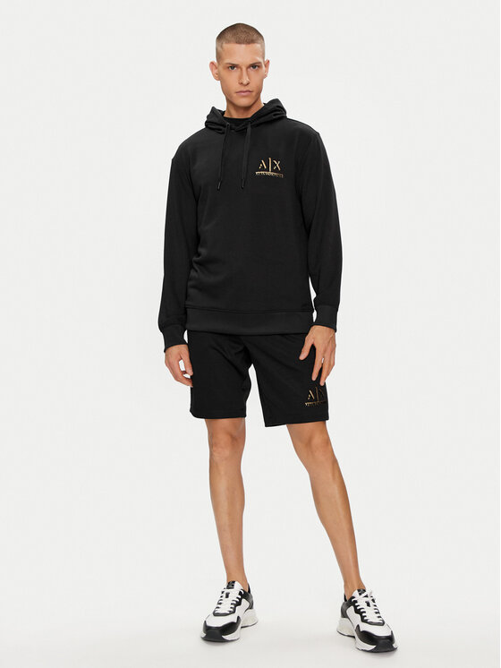 Armani Exchange Armani Exchange Mikina 3DZMSB Z9N1Z 1200 Černá Regular Fit