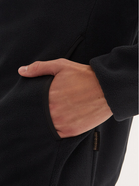 Napapijri Napapijri Felpa di pile T-Dolent NP0A4HZP Nero Regular Fit