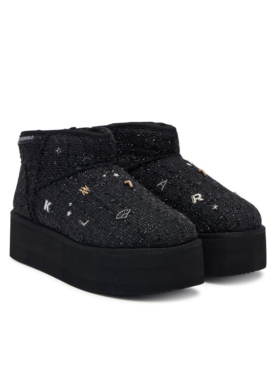 KARL LAGERFELD KARL LAGERFELD Снігоходи Thermo Charms & Studs KL48524B Чорний