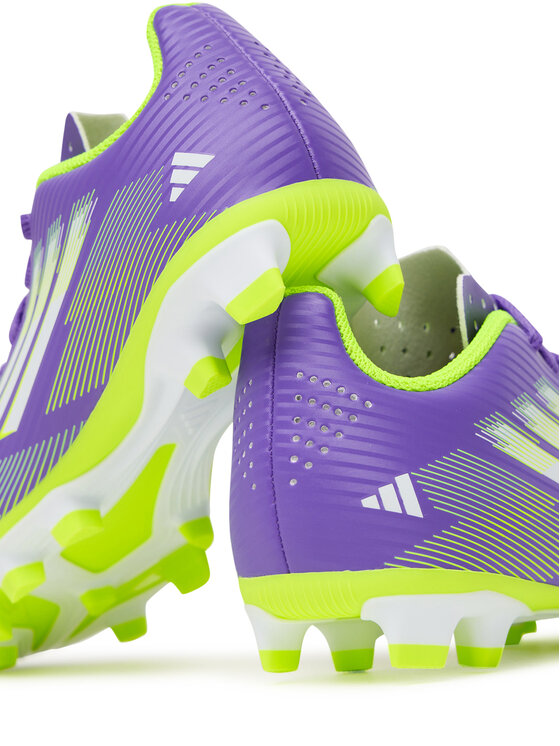 adidas adidas Buty do piłki nożnej F50 Club Firm/Multi-Ground Boots Kids JI0030 Fioletowy