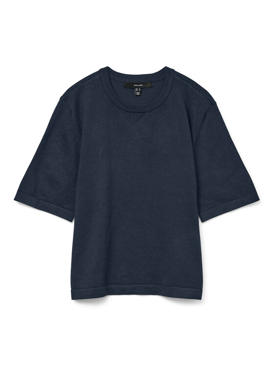 Vero Moda Vero Moda Sweter Silje 10320460 Granatowy Oversize