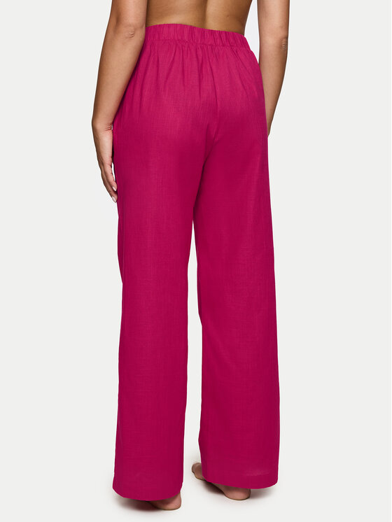 Triumph Triumph Текстилни панталони Summer 10222571 Розов Relaxed Fit