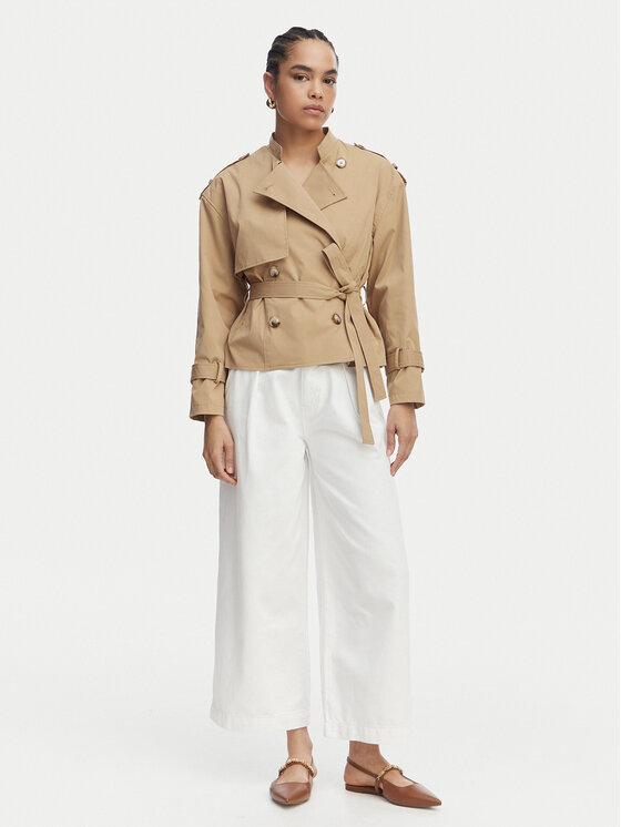 JOOP! JOOP! Jeansy Enrica-C 30102760 Biały Wide Leg