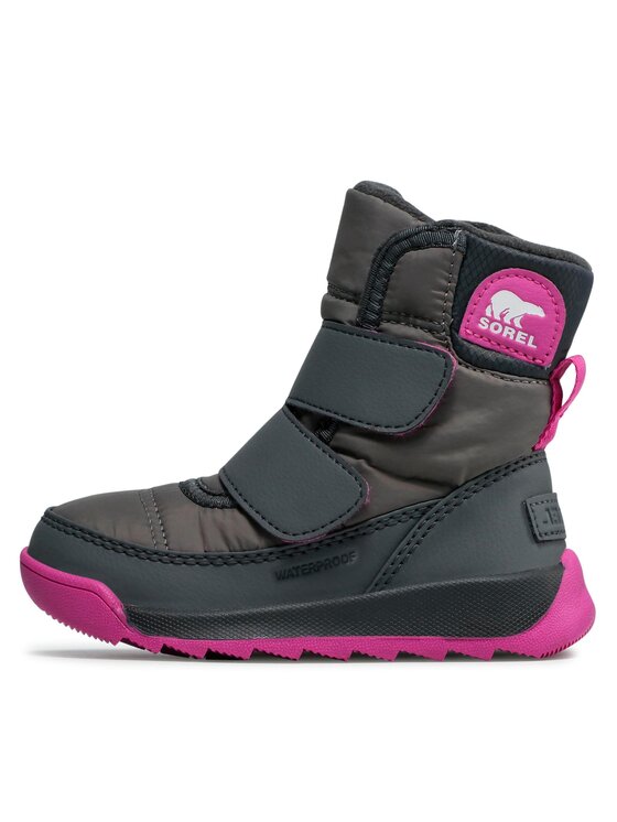 Sorel Sorel Čizme za snijeg Childrens Whitney II Strap Wp NC3919 Siva