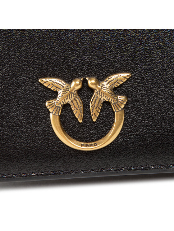 PINKO Pinko Ročna torba Jolie Credit Card Holder Simply 2 20211 PLTT 1P225S Y6XT Črna