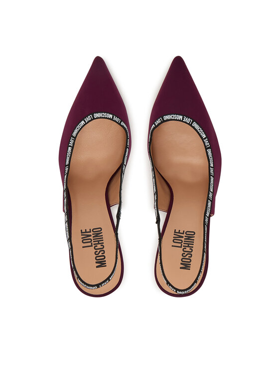 LOVE MOSCHINO LOVE MOSCHINO Туфлі на шпильці JA10429G1PIM0552 Бордовий