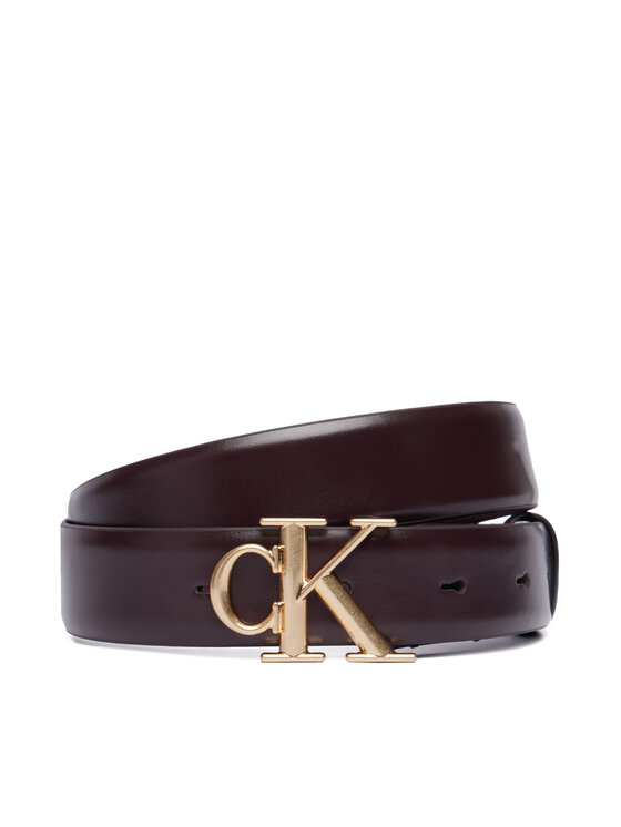 Calvin Klein Calvin Klein Moteriškas Diržas Round Ck Buckle 30Mm Belt Smooth LV04F7074G Vyšninė