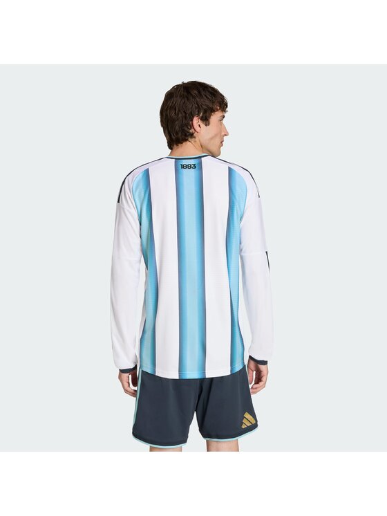 adidas adidas Koszulka techniczna Argentina 26 Home Authentic Biały Slim Fit
