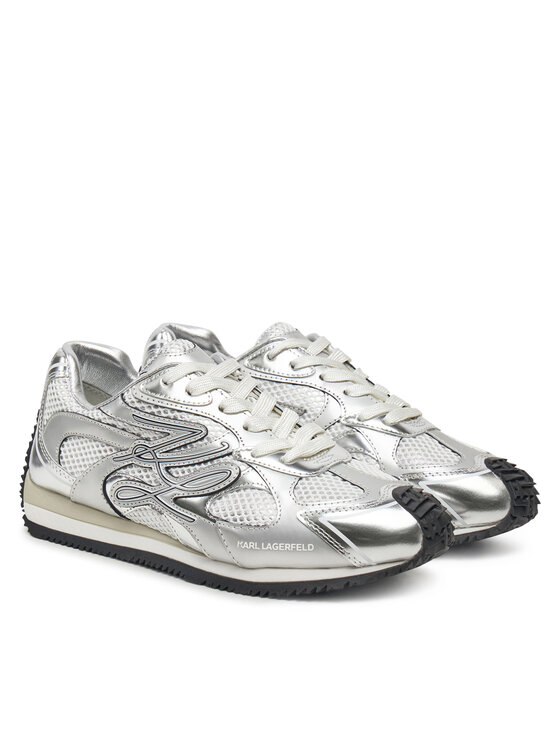 KARL LAGERFELD KARL LAGERFELD Sneakersy Velocette KL63925 Srebrny
