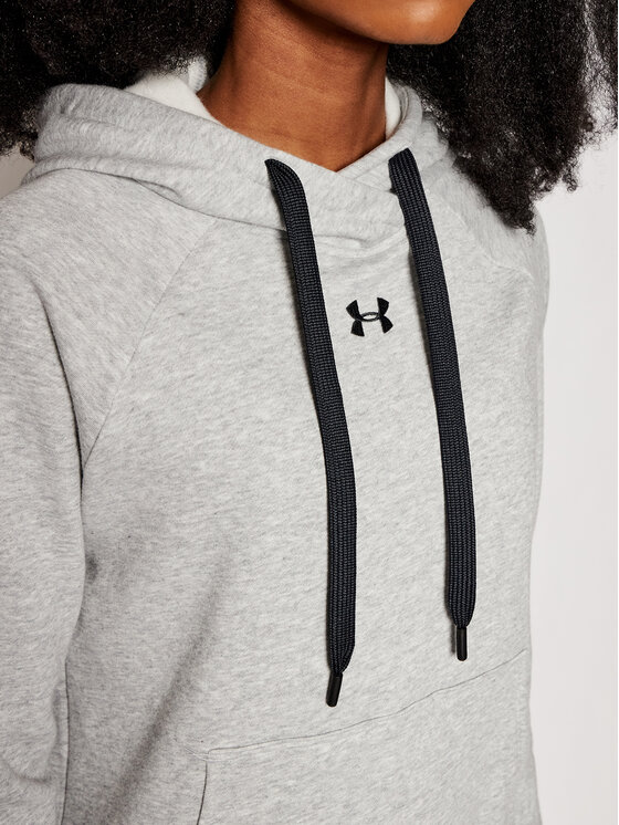 Under Armour Under Armour Bluza Rival 1356317 Szary Regular Fit