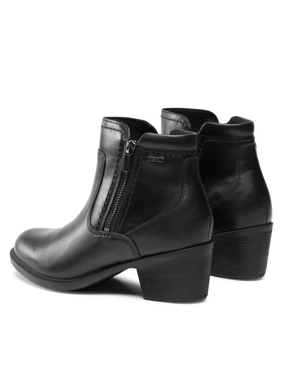 Clarks Clarks Polokozačky Neva Zip Wp 261751994 Černá