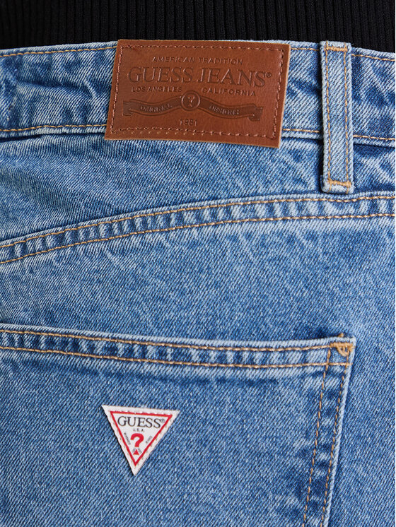 Guess Guess Jeansy W5BA2X D5M47 Modrá Loose Fit