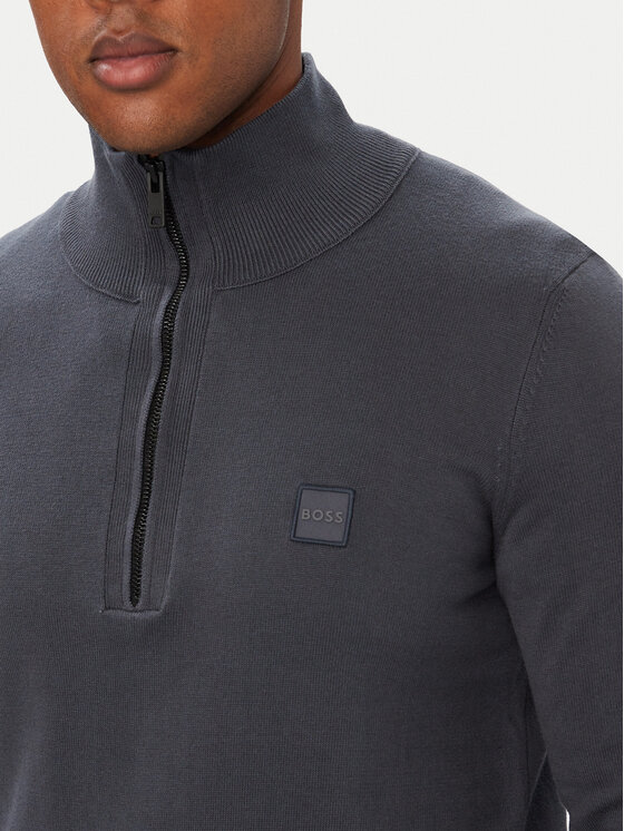BOSS BOSS Megztinis Kanobix 50527585 Tamsiai mėlyna Regular Fit