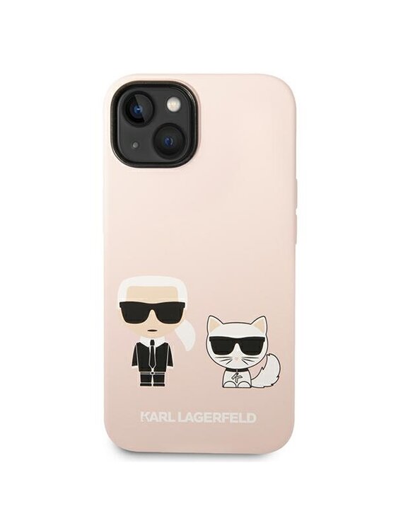 KARL LAGERFELD KARL LAGERFELD Etui na telefon Choupette Silicone MagSafe Różowy