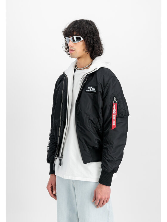 Alpha Industries Alpha Industries Bunda bomber MA-1 D-Tec SE 133104 Černá Regular Fit