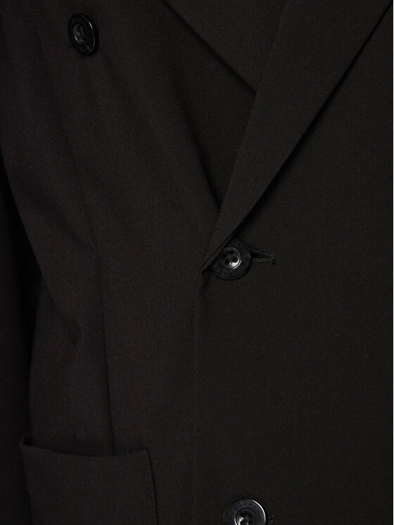Richmond X Richmond X Παλτό μεταβατικό UMP24194GC Μαύρο Regular Fit