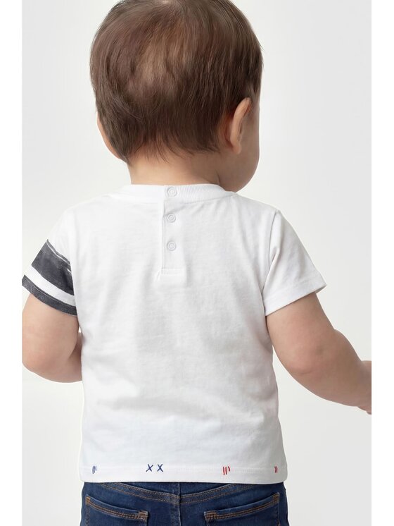 Guess Kids Guess Kids T-Shirt 183152 Biały Classic Fit