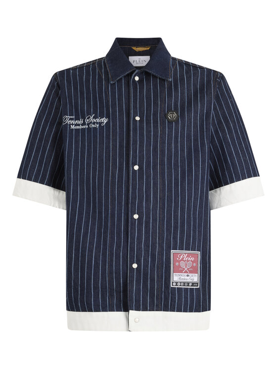 PHILIPP PLEIN PHILIPP PLEIN Koszula 30719 Granatowy Regular Fit