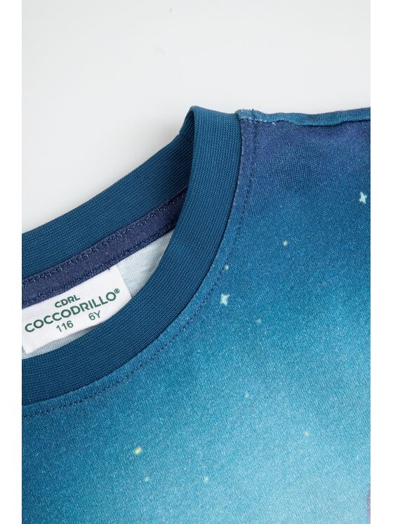 Coccodrillo Coccodrillo T-Shirt ZC6143204GBK-014 Modrá Regular Fit