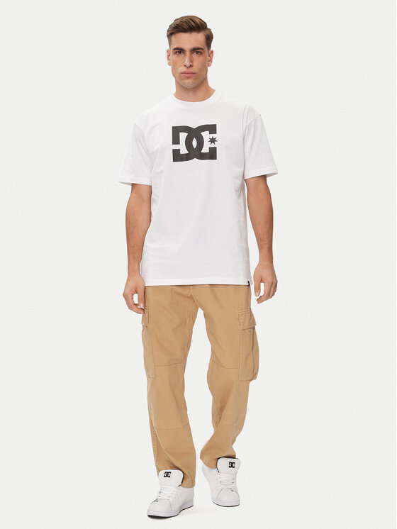 DC Shoes DC Shoes Póló Star Hss ADYZT05373 Fehér Relaxed Fit