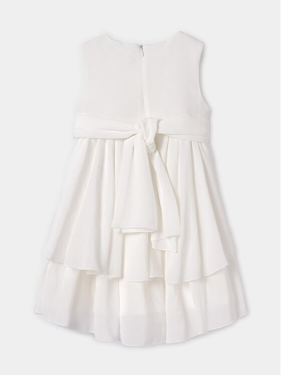 Abel & Lula Abel & Lula Sukienka elegancka 5024 Écru Regular Fit