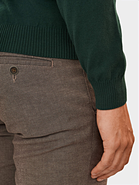 Evenemen Evenemen Sweter Golf Zielony Slim Fit