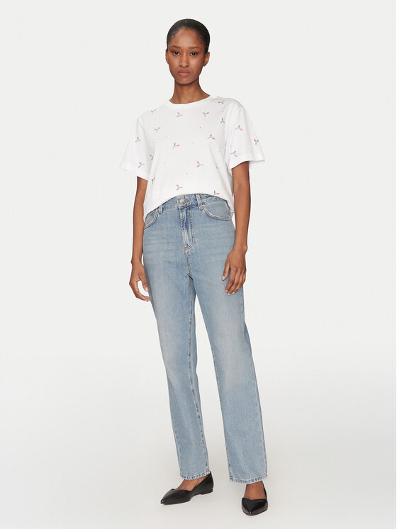 Marella Marella T-Shirt Feluca 2513971034 Bílá Regular Fit