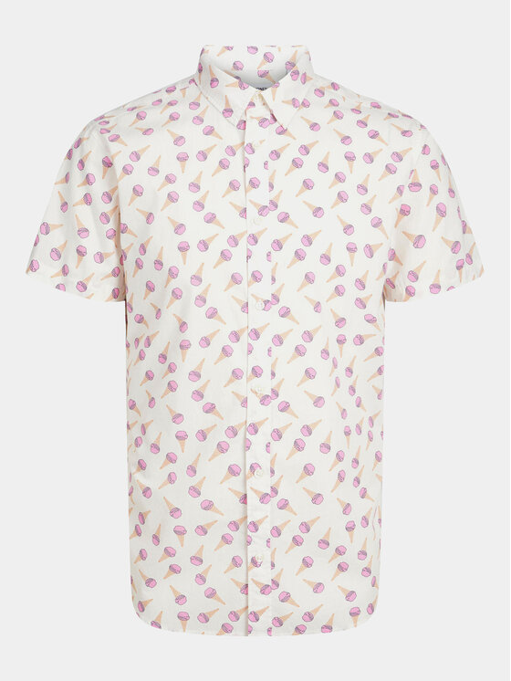 Jack & Jones Jack & Jones Koszula Sunshade 12249217 Kolorowy Slim Fit