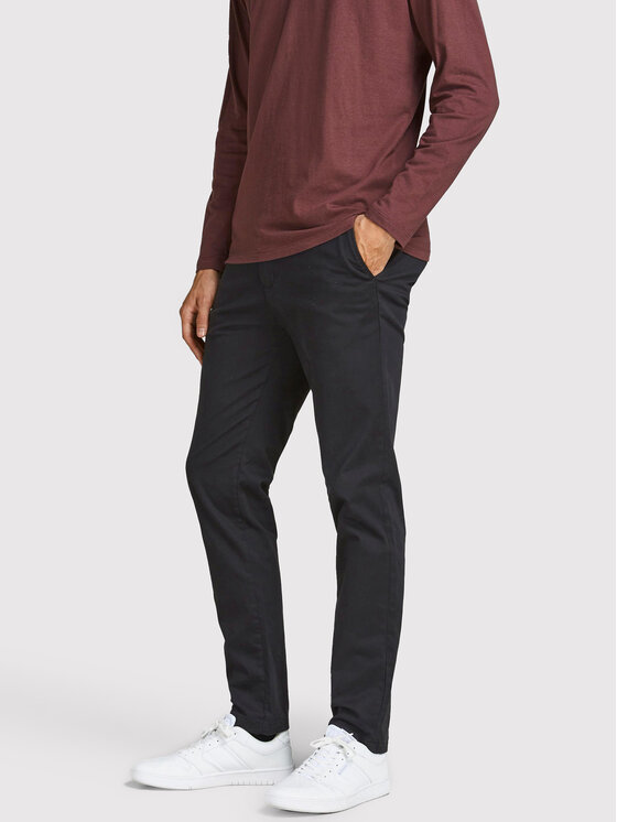 Jack & Jones Jack & Jones Чіноси Marco 12150158 Чорний Slim Fit