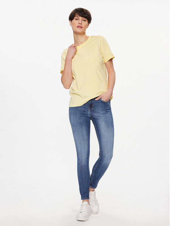Please Please Τζιν P0SWYR7W7N Σκούρο μπλε Skinny Fit