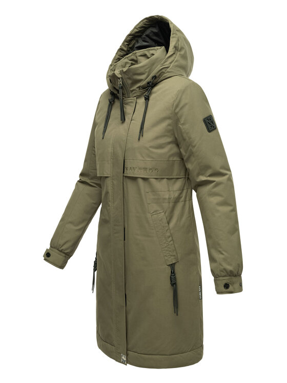 Navahoo Navahoo Kurtka zimowa Kaltwetterretter Zielony Regular Fit