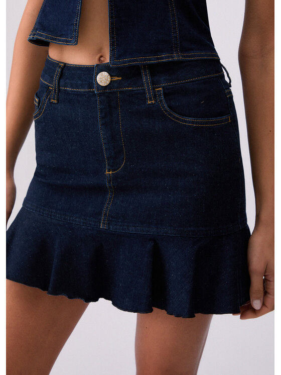 Liu Jo Liu Jo Gonna di jeans UA6105D492577000 Celeste Regular Fit
