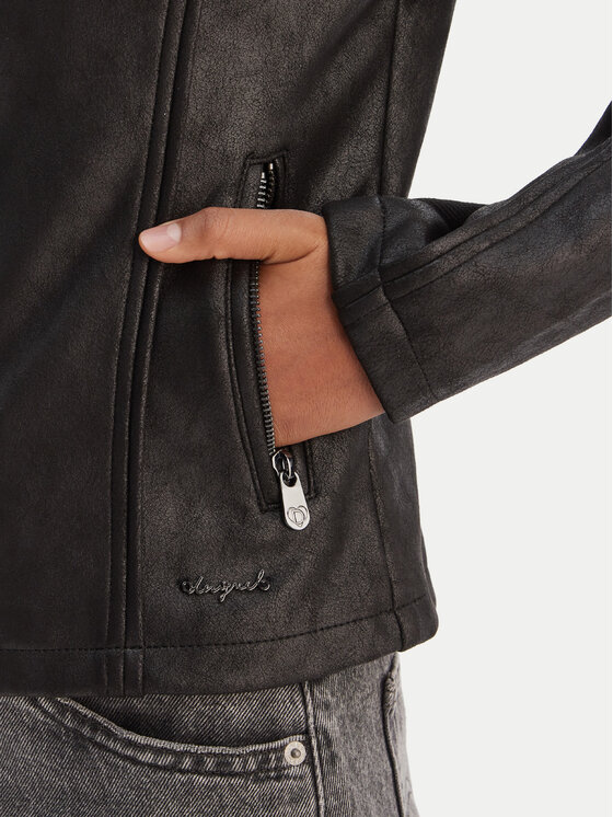 Desigual Desigual Преходно яке 26SWEW10 Черен Regular Fit