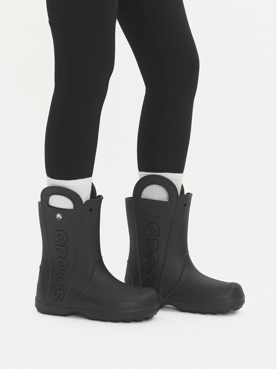 Crocs Crocs Guminiai batai Handle It Rain Boot 210956 Juoda